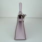 Mini kelly ミニケリー Stamp-K K刻印 Epsom エプソン Mauve pale モーヴペール PHW シルバー金具