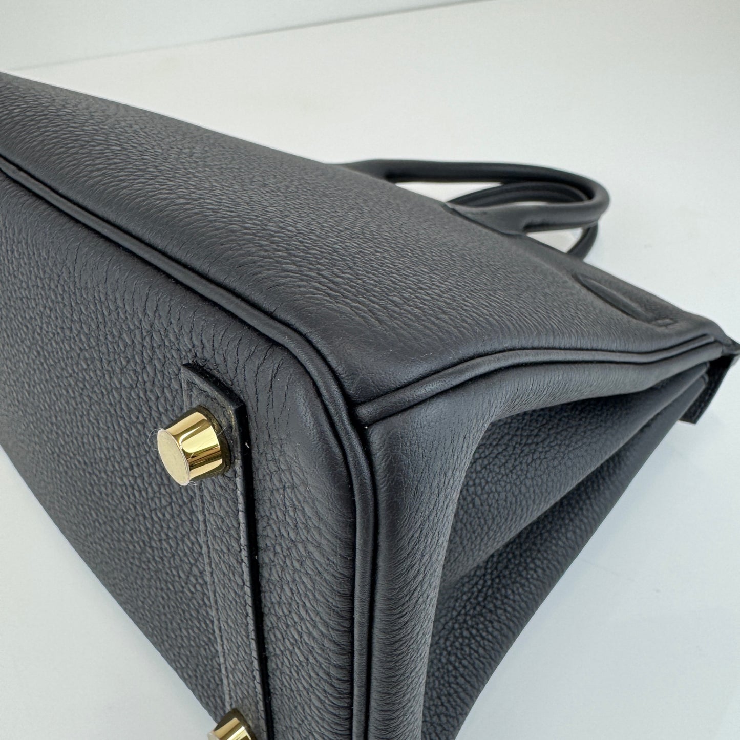 Birkin25 バーキン25 Black 黒 PMBHW シャンパンゴールド金具 Stamp-K K刻印