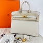 Birkin25 バーキン25 Stamp-W W刻印 Togo トゴ Craie クレ GHW ゴールド金具