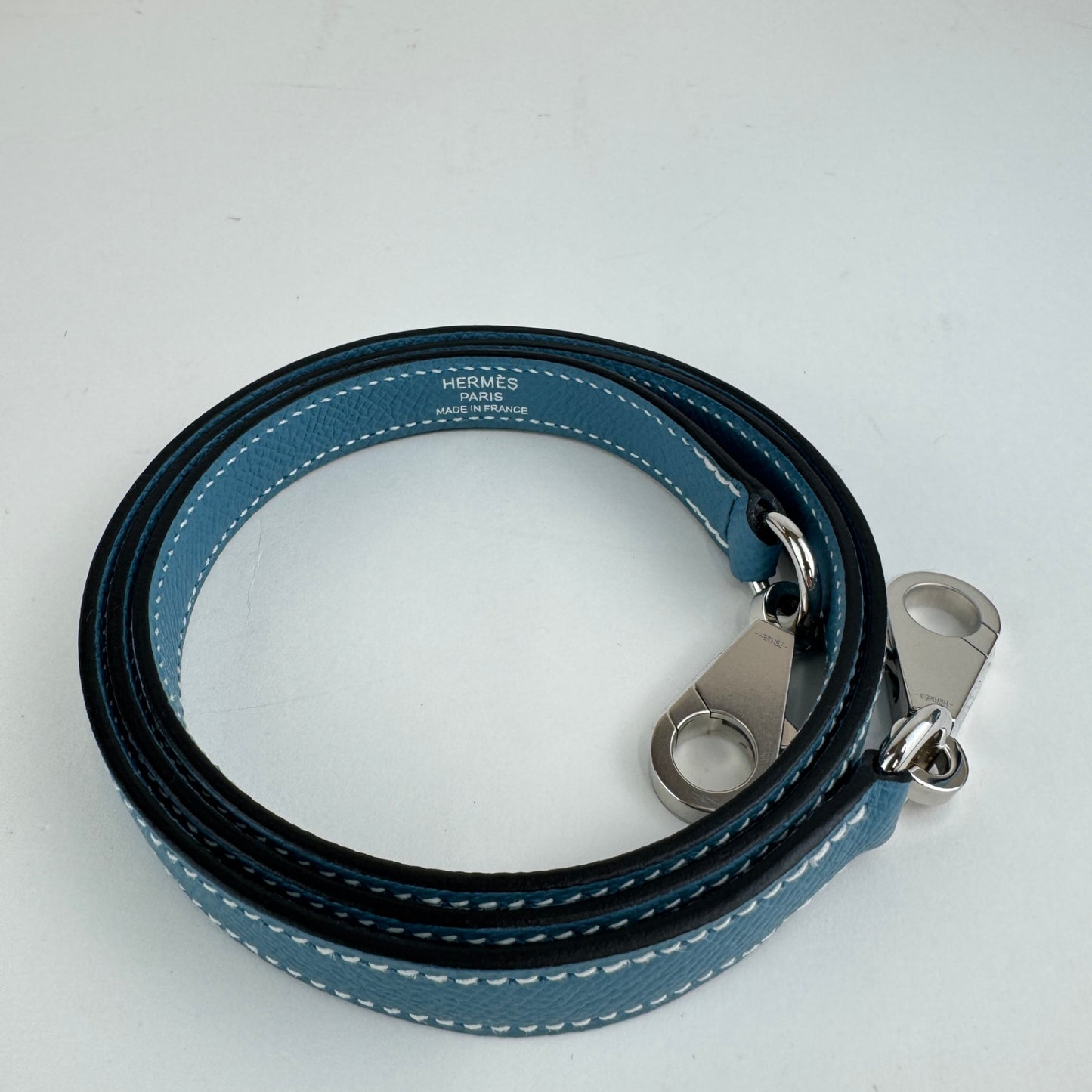 Kelly25 Sellier ケリー25セリエ New bleu jean ニューブルージーン  PHW シルバー金具    Epsom エプソン Stamp-B B刻印