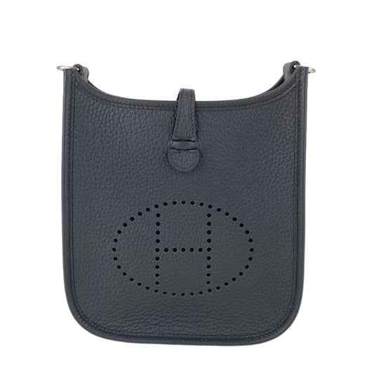 Evelyne エヴリン Black ブラック Taurillon Clemence トリヨンクレマンス シルバー金具 Stamp-W W刻印