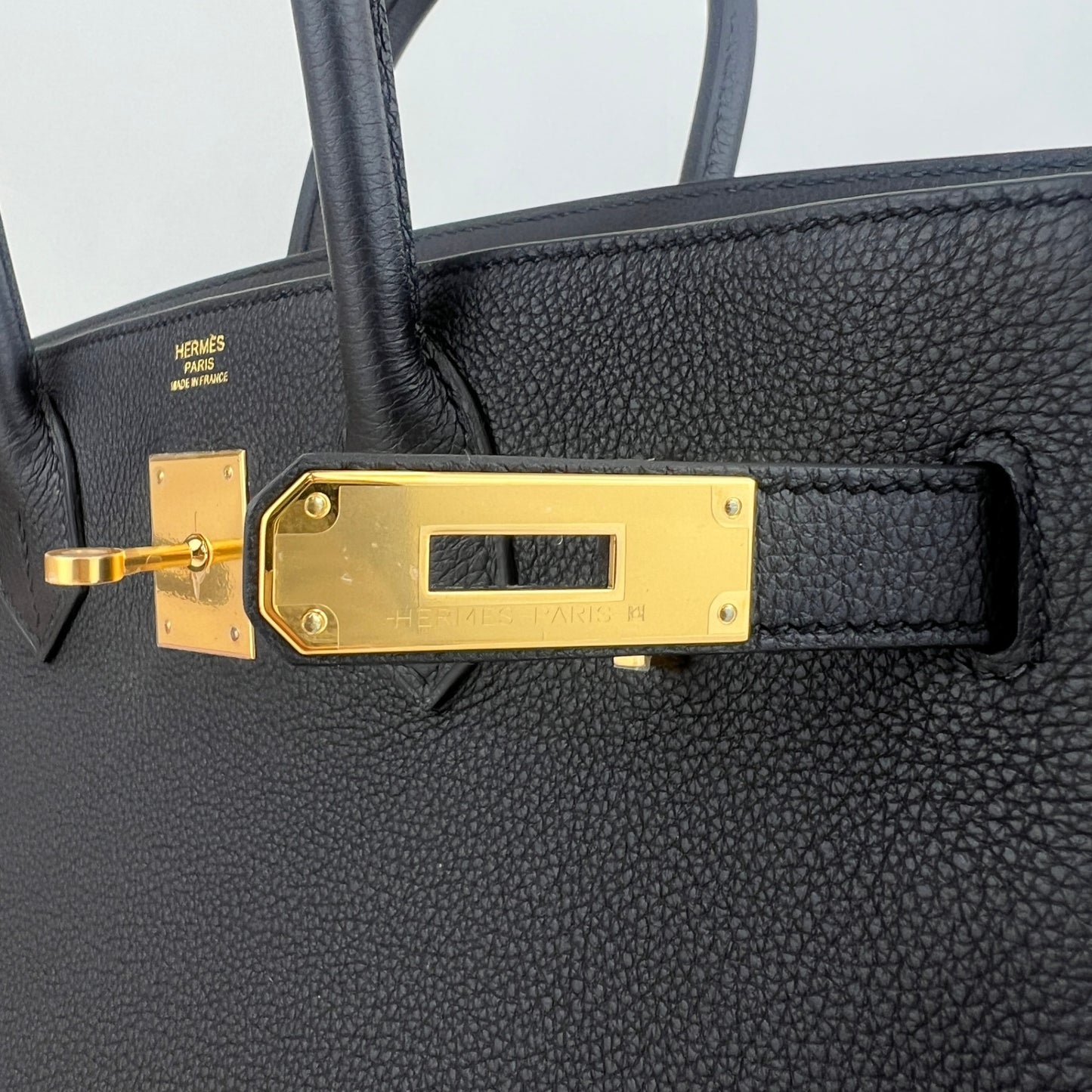 Birkin30 バーキン30 Black ブラック GHW ゴールド金具 Stamp-W W刻