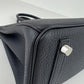 Birkin25 バーキン25 Black ブラック Togo トゴ PHW シルバー金具 W刻印 Togo トゴ