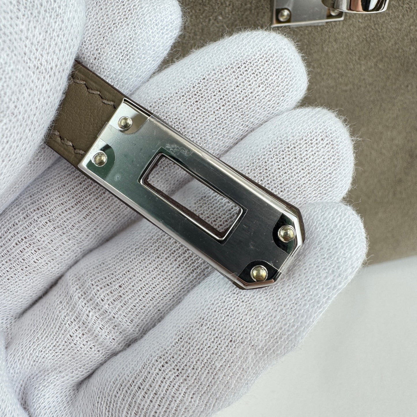 Mini kelly teddy ミニケリー テディ Grizzly/Merinos/Sheepskin/Swift グリズリー/メリノス/シープスキン/スイフト PHW シルバー金具 Stamp-W W刻印