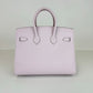 Birkin25 Sellier バーキン25 セリエ Mauve pale モーヴペール PHW シルバー金具 B刻