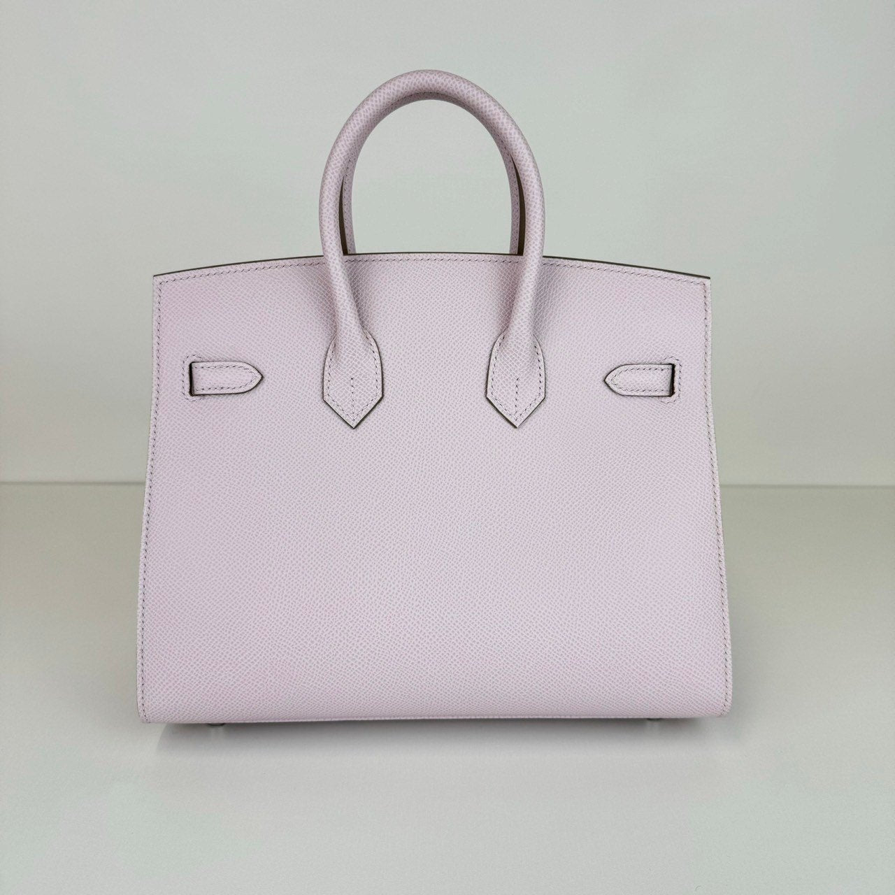 Birkin25 Sellier バーキン25 セリエ Mauve pale モーヴペール PHW シルバー金具 B刻