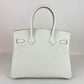 Birkin30 バーキン30 Stamp-B B刻印  Mushroom マッシュルーム PHW シルバー金具 Togo トゴ