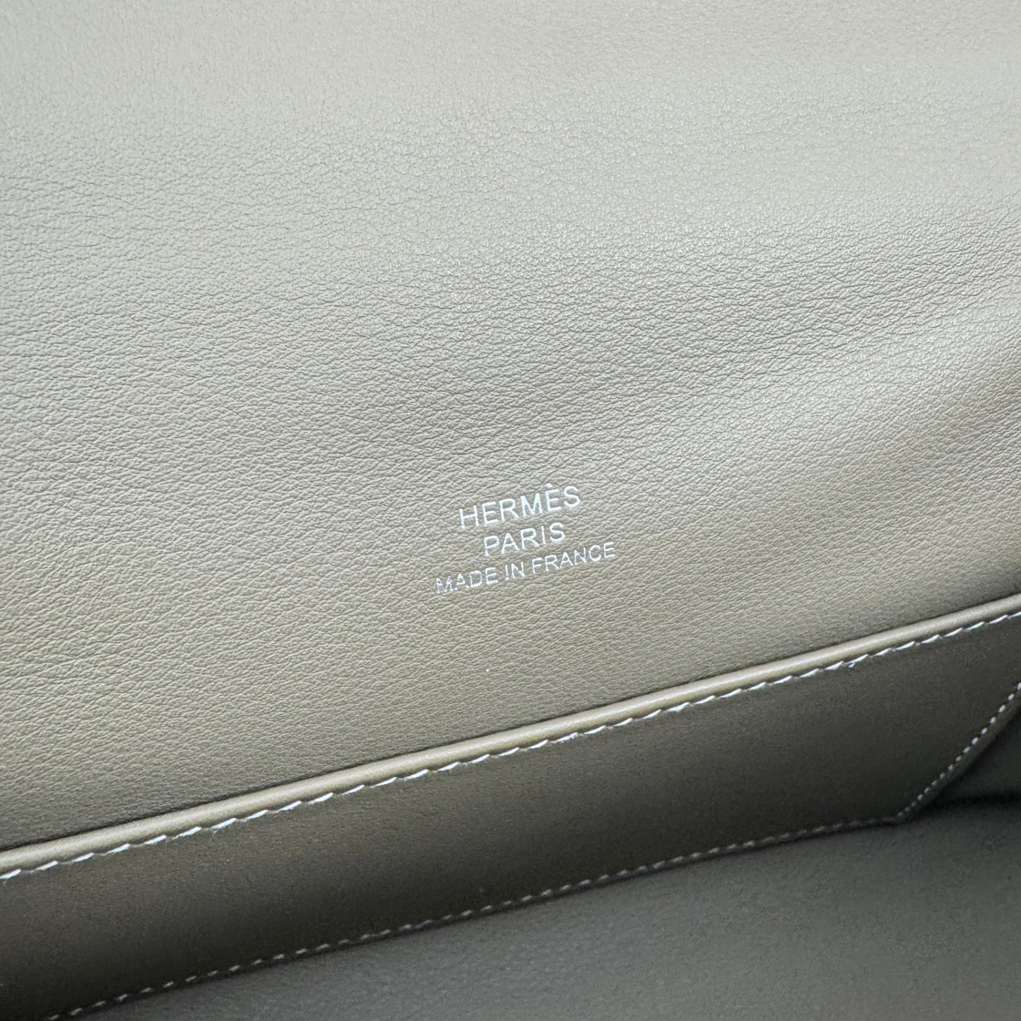 Pochette kelly ケリーポシェット Etoupe エトープ PHW シルバー金具 Stamp-K K刻印 Swift スイフト