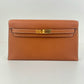 HERMES エルメス Kelly elan Gold ゴールド Madame マダム GHW ゴールド金具 Stamp-W W刻印