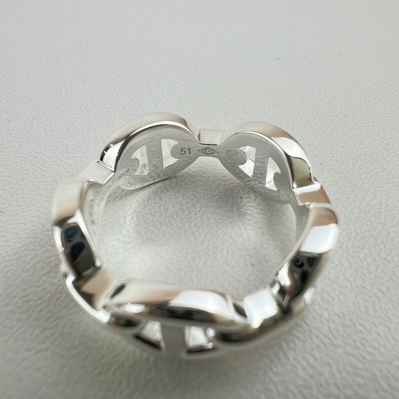 Chaine d'Andre Enchainee PM #58 シェーヌダンクル アンシェネ PM リング シルバー925/1000 サイズ51