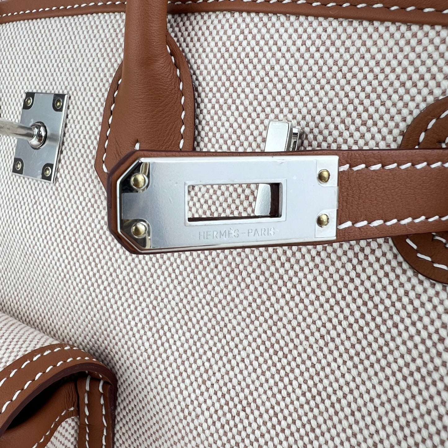 Birkin25 cargo バーキン25 カーゴ Gold ゴールド Toile goelan/Swift トワルゴエラン/スイフト PHW シルバー金具 Stamp-K K刻印