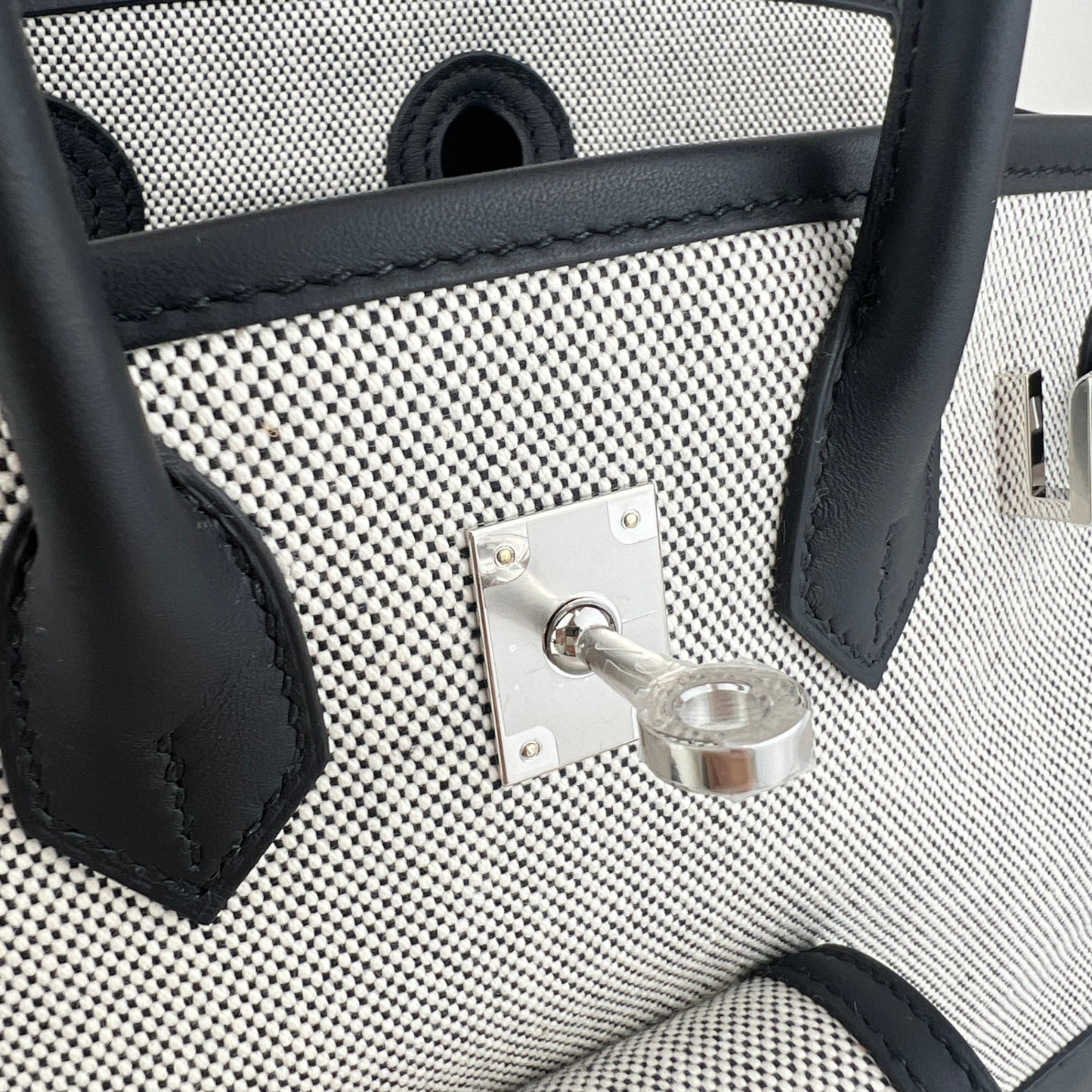 Birkin25 cargo バーキン25 カーゴ Black ブラック Toile goelan/Swift トワルゴエラン/スイフト PHW シルバー金具 Stamp-K K刻印