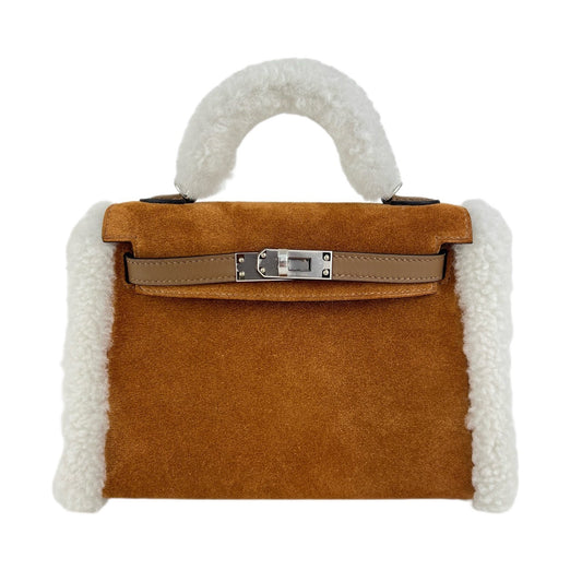 Mini kelly teddy ミニケリー テディ Gold ゴールド Grizzly/Merinos/Sheepskin/Swift グリズリー/メリノス/シープスキン/スイフト PHW シルバー金具 Stamp-W W刻印