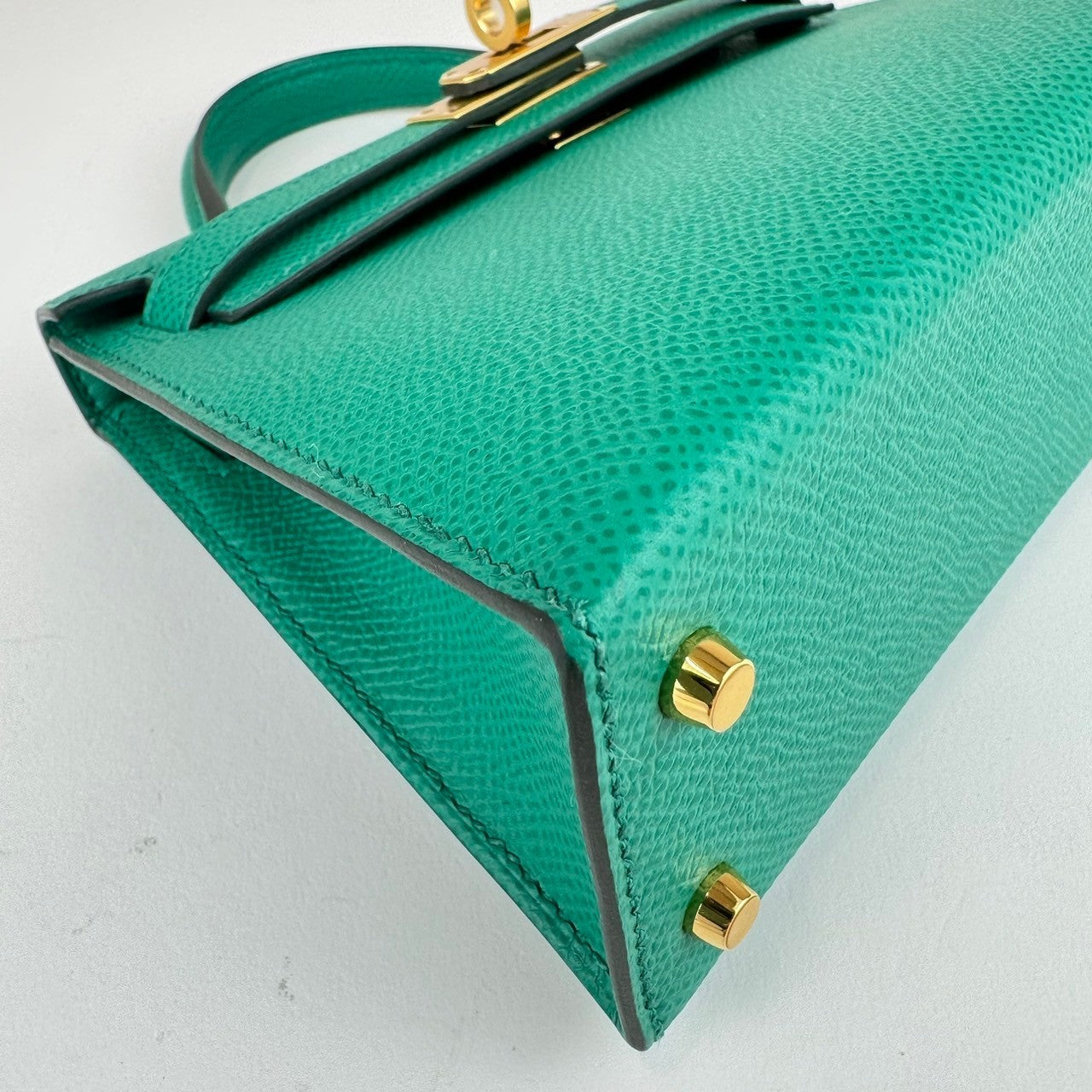 Mini kelly ミニケリー Vert jade ヴェールジェイド GHW ゴールド金具 Z刻 Epsom エプソン