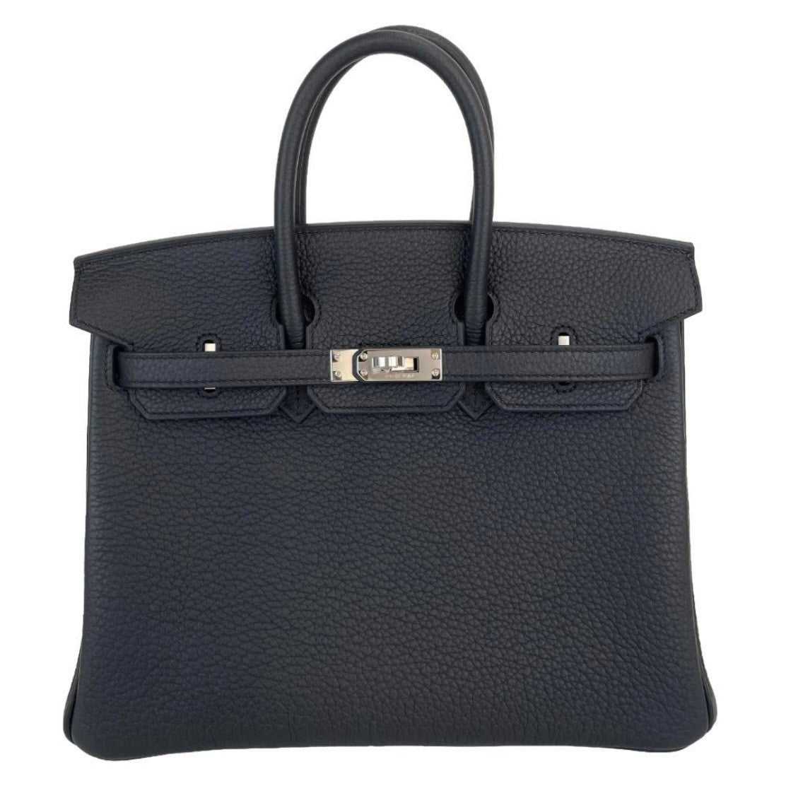 Birkin25 バーキン25 Black ブラック  PHW シルバー金具 Togo トゴ Stamp-K K刻印