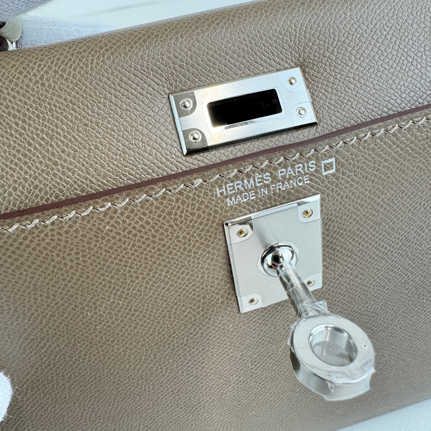 Mini kelly touch ミニケリータッチ Etoupe エトゥープ Beton ベトン Stamp-K K刻印