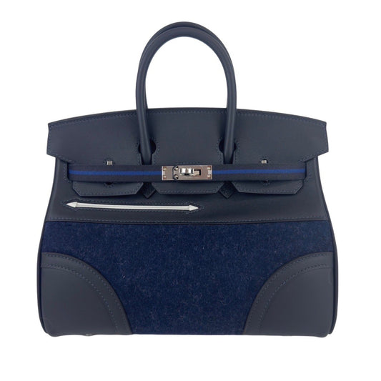Birkin25 Go team バーキン25 ゴーチーム Stamp-B B刻印 Caban キャバン PHW シルバー金具 Felt/Swift フェルト/スイフト