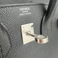 Hermès エルメス Birkin25 sellier バーキン25セリエ Stamp-W W刻印  Epsom エプソン Black ブラック PHW シルバー金具