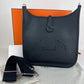 Evlyn PM エヴリンPM Black ブラック Taurillon Clemence トリヨンクレマンス PHW シルバー金具 Stamp-K K刻印