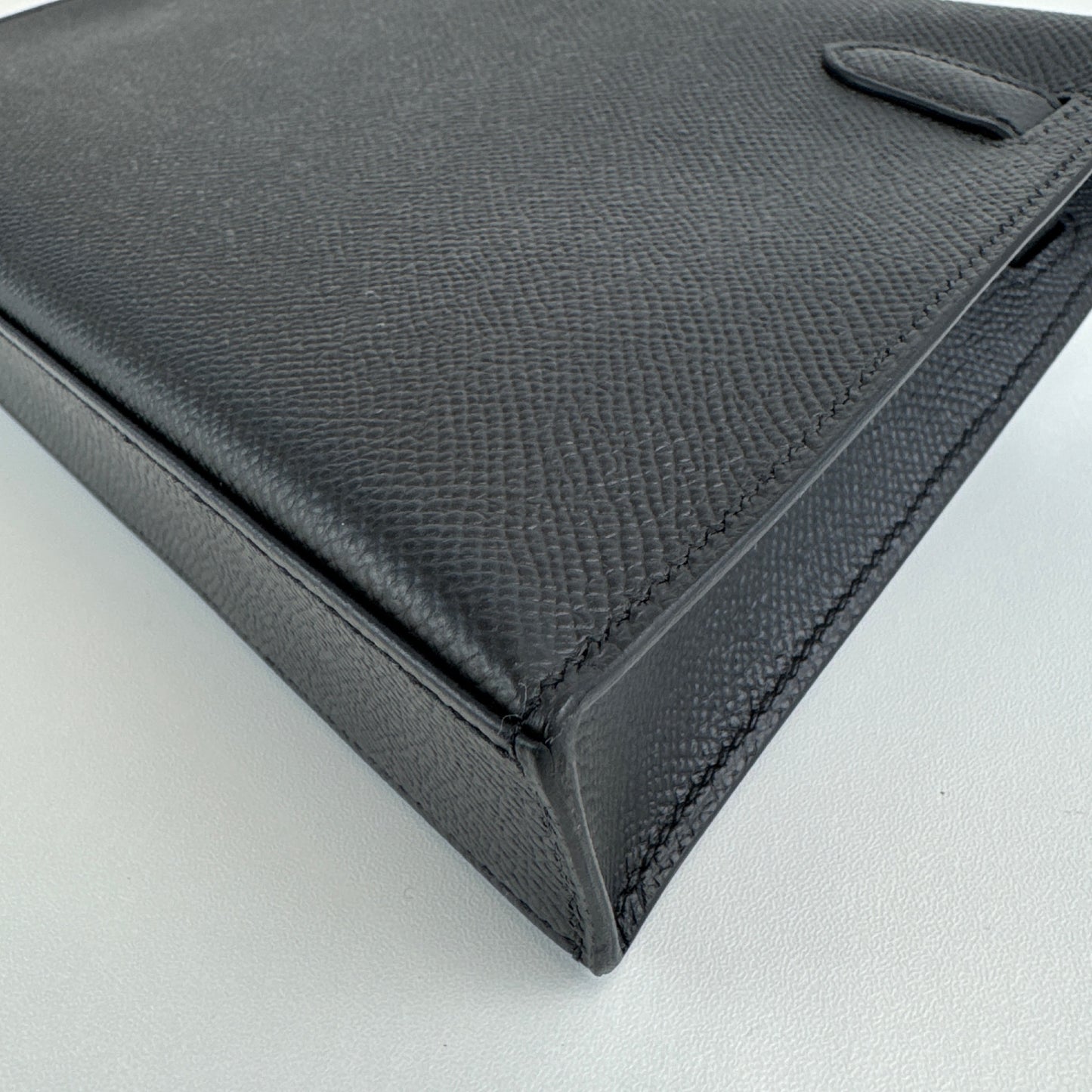 Kelly elan ケリーエラン Black ブラック PHW シルバー金具 Stamp-K K刻印 Epsom エプソン