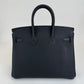 Birkin25 バーキン25 Black ブラック  PHW シルバー金具 Togo トゴ Stamp-K K刻印