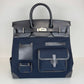 Hac 40 cargo オータクロア40 カーゴ Blue marine ブルーマリーン/Black ブラック Toile goeland/Box calf トワルゴエラン/ボックスカーフ PHW シルバー金具 B刻印