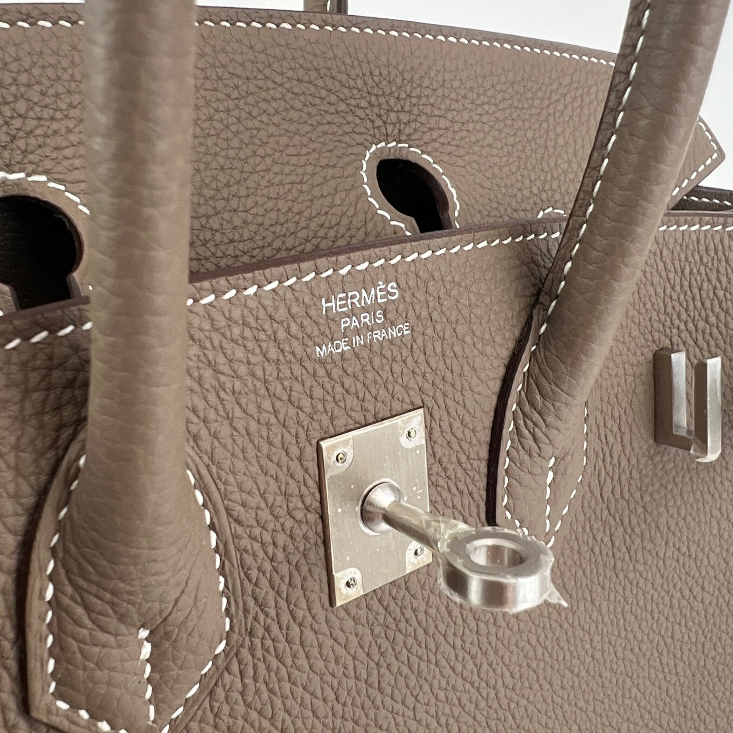 Birkin25 バーキン25 Etoupe エトープ Togo トゴ PHW シルバー金具 Stamp-K K刻印