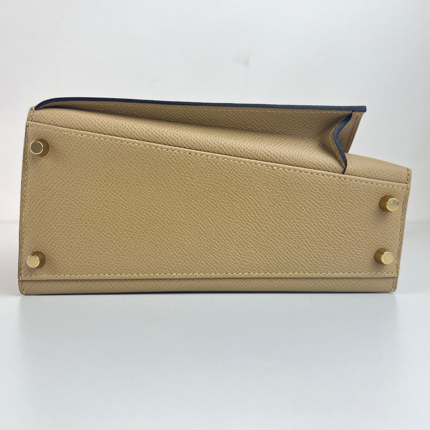 Mini kelly disorder ミニケリー 無秩序 Poussiere プシエール PMBHW  シャンパンゴールド金具 Stamp-K K刻印 Epsom エプソン