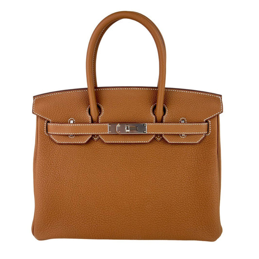 Birkin30 バーキン30 Gold ゴールド  PHW シルバー金具 Togo トゴ Stamp-W W刻印