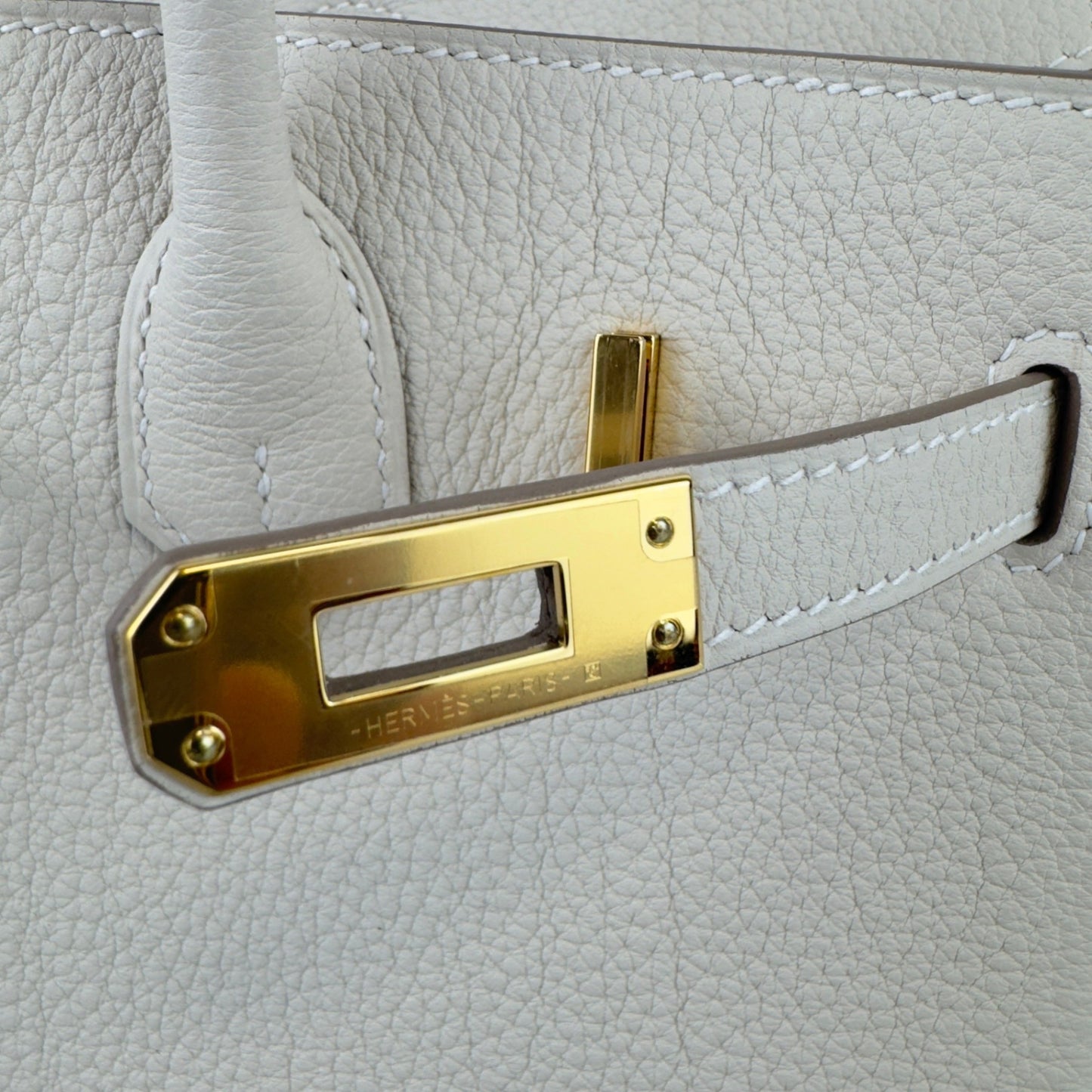 Birkin25 バーキン25 Stamp-W W刻印 Togo トゴ Craie クレ GHW ゴールド金具
