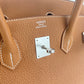 Birkin35 バーキン35 Gold ゴールド  PHW シルバー金具 Togo トゴ Stamp-W W刻印