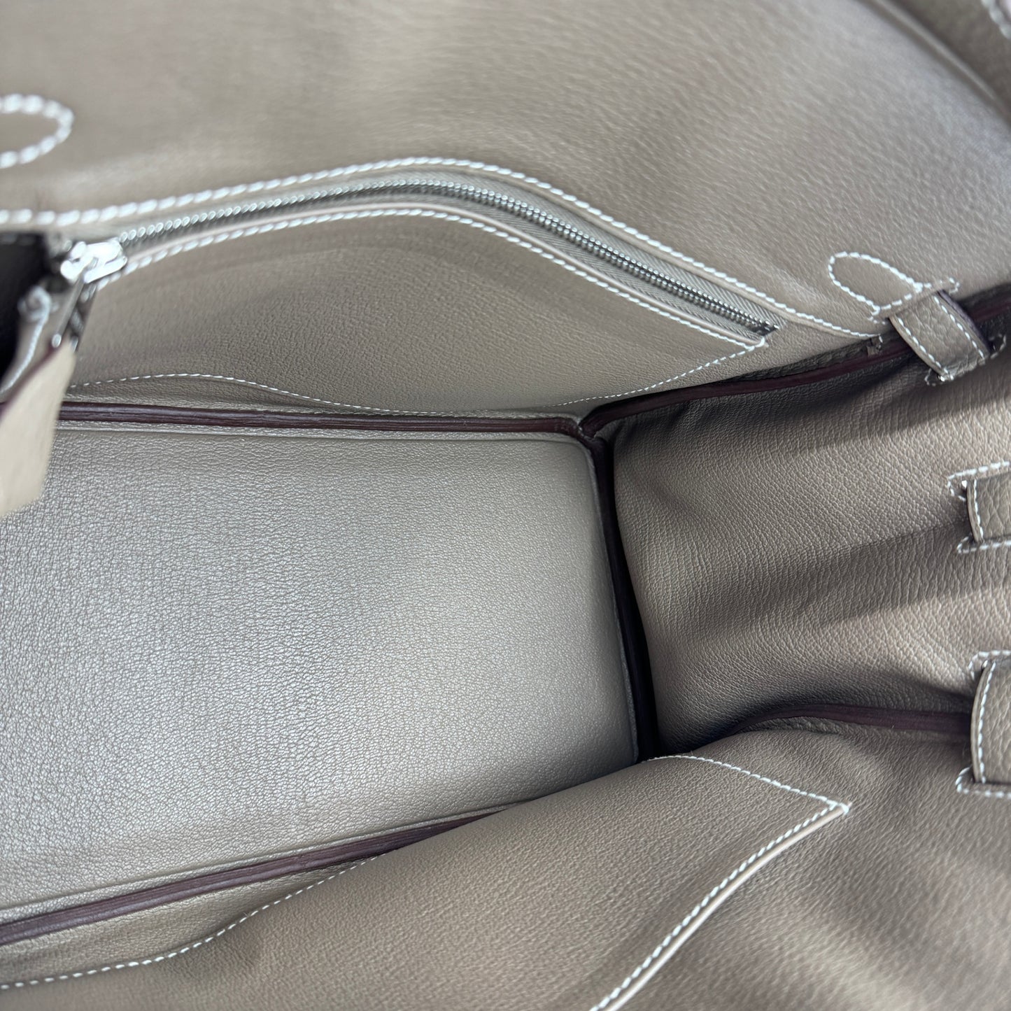 Birkin25 バーキン25 Etoupe エトープ Togo トゴ PHW シルバー金具 Stamp-W W刻印