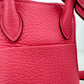 Hermès エルメス Lindy mini リンディミニ Stamp-W W刻印 Taurillon Clemence トリオンクレマンス Rose azalee ローズアザレ PHW シルバー金具