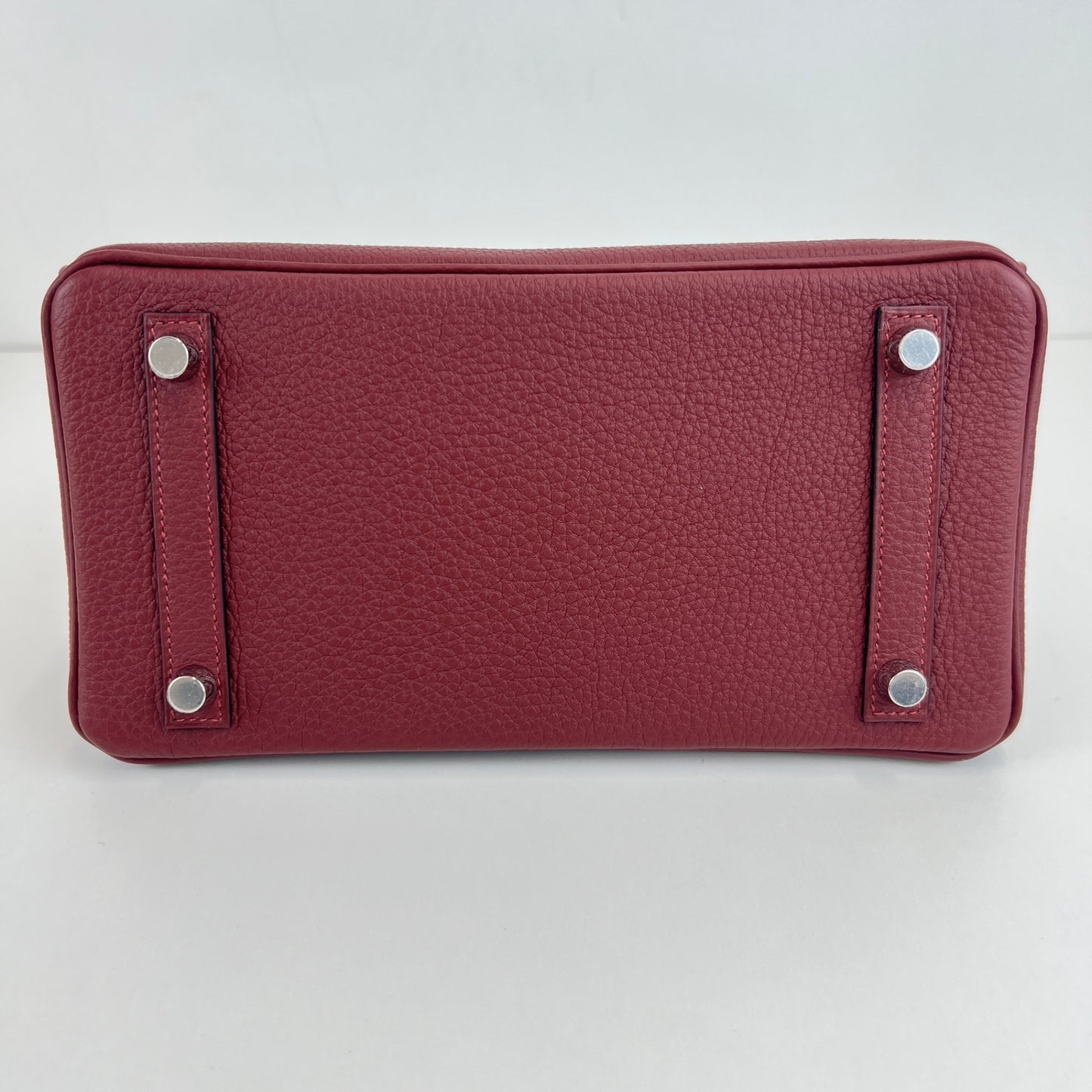 Birkin25 バーキン25 Rouge H ルージュアッシュ　PHW シルバー金具 tamp-K K刻