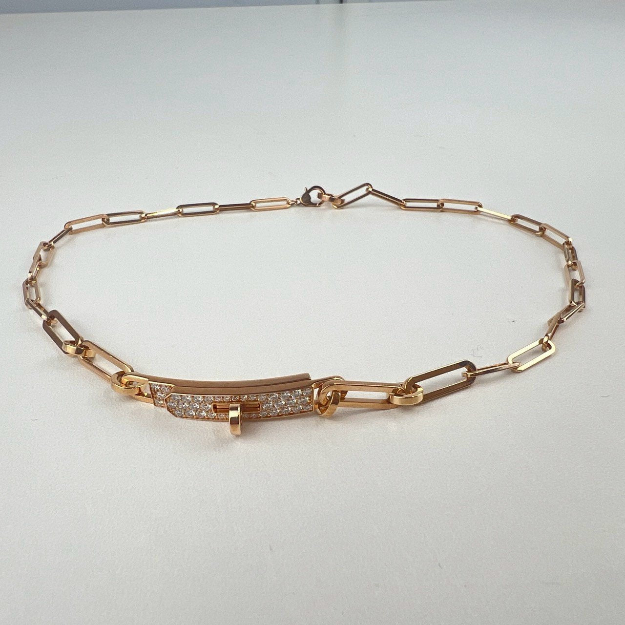 Kelly Chaine bracelet PM Double-Choker ケリー チェーンブレスレットPM　ダブルチョーカー Rose Gold ローズゴールド  Diamonds ダイヤモンド