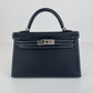 Mini kelly SO ミニケリー スペシャルオーダー Black ブラック/Gris perle グリパール Epsom エプソン PHW シルバー金具 Stamp-K K刻印