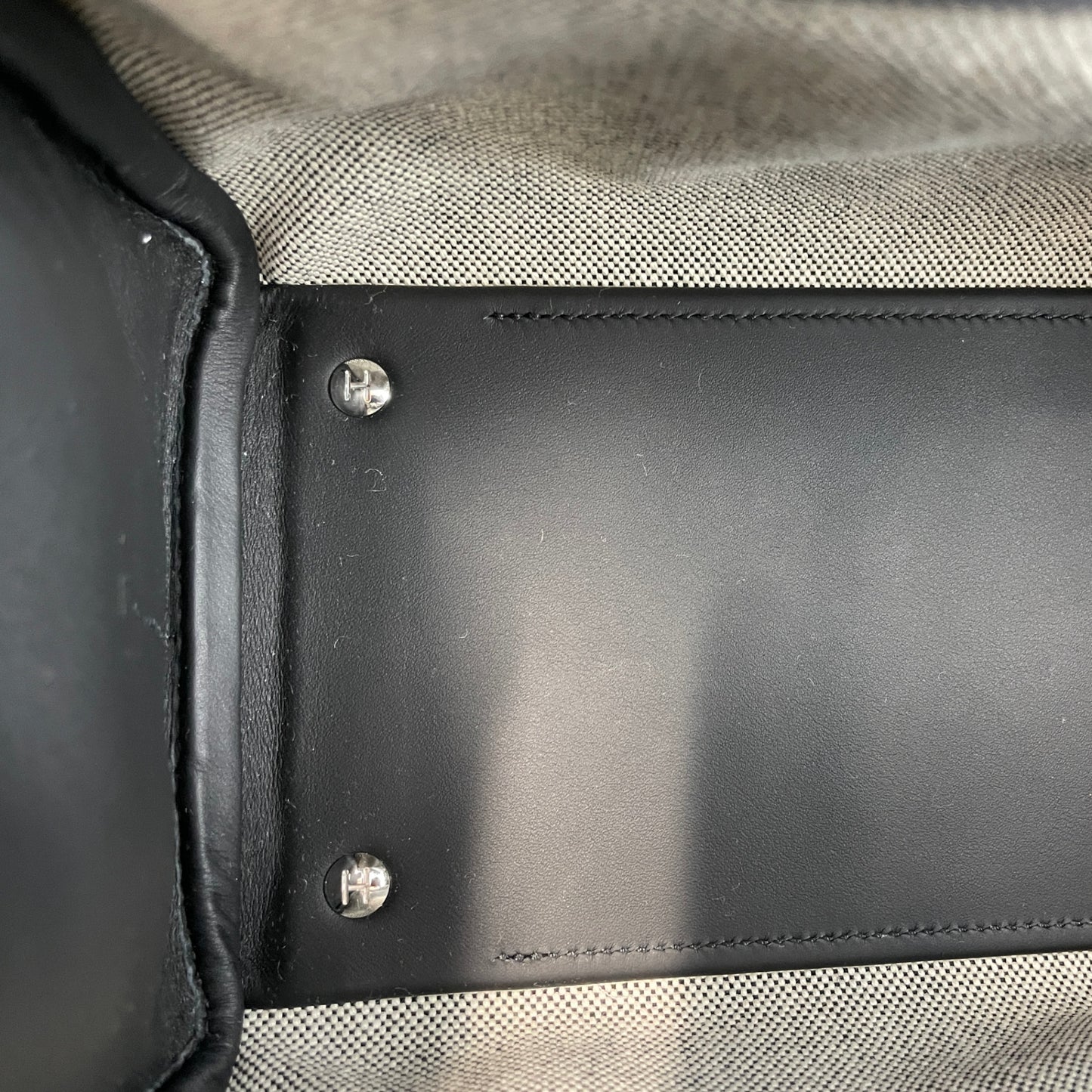 Birkin25 cargo バーキン25カーゴ Black ブラック  PHW シルバー金具 Toile goelan/Swift Stamp-K K刻印