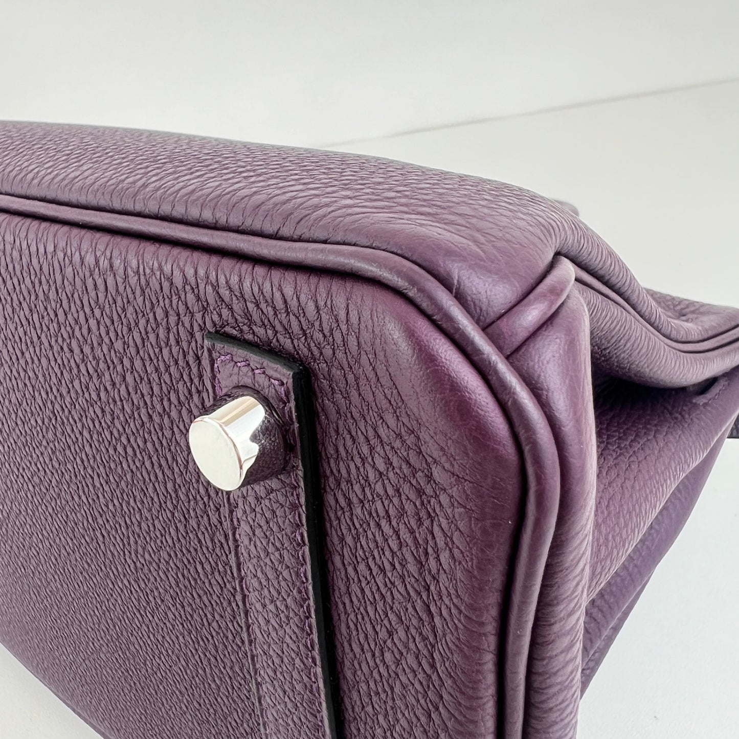 Birkin25 バーキン25 Cassis カシス Togo トゴ PHW シルバー金具 Stamp-U U刻印