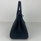 Birkin25 バーキン25 Black ブラック PHW シルバー金具 W刻印 Togo トゴ