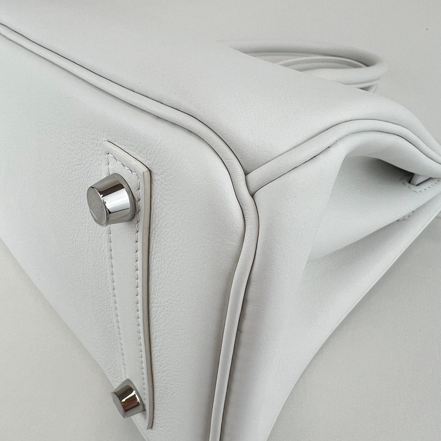 Birkin25 バーキン25 New white ニューホワイト Swift スイフト PHW シルバー金具 Stamp-W W刻印