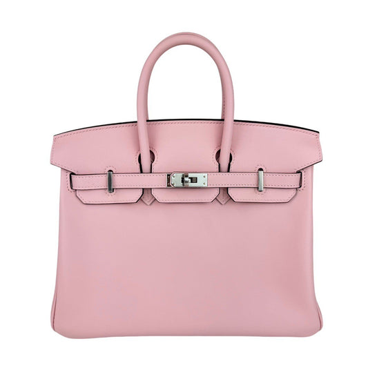 HERMES エルメス Birkin25 バーキン25 Rose sakura ローズサクラ Stamp-W W刻印 Swift スイフト