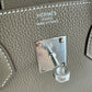 Birkin30 バーキン30 Etoupe エトープ Togo トゴ PHW シルバー金具 Stamp-W W刻印 ハンドバッグ