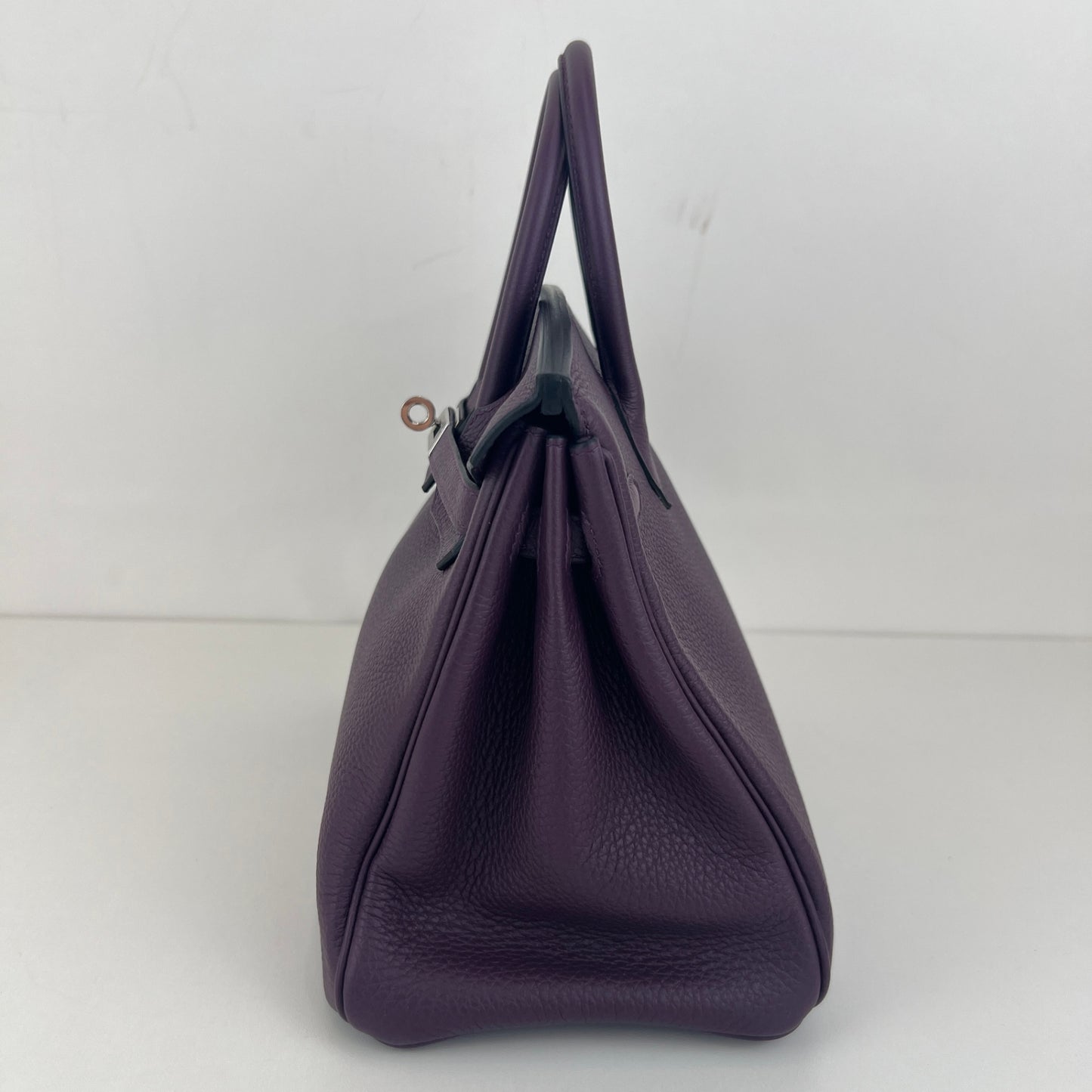 Birkin25 バーキン25 Cassis カシス Togo トゴ PHW シルバー金具 Stamp-U U刻印