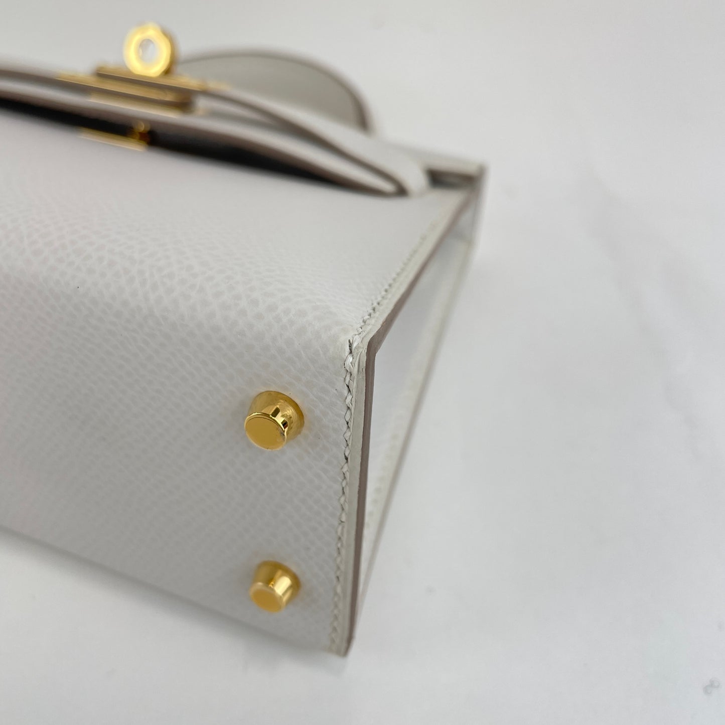 Mini kelly ミニケリー Gris perle グリペール  GHW ゴールド金具 Epsom エプソン Stamp-B B刻印