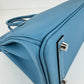 Birkin25 バーキン25 Blue jean ブルージーン　PHW シルバー金具　Stamp-K K刻