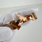 Clic H Bracelet クリックH ブレスレット Rose gold plated ローズゴールドプレーテッド Marron grace マロングラッセ