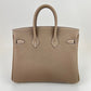 Birkin25 バーキン25 Etoupe エトープ GHW ゴールド金具 Togo トゴ Stamp-B B刻印