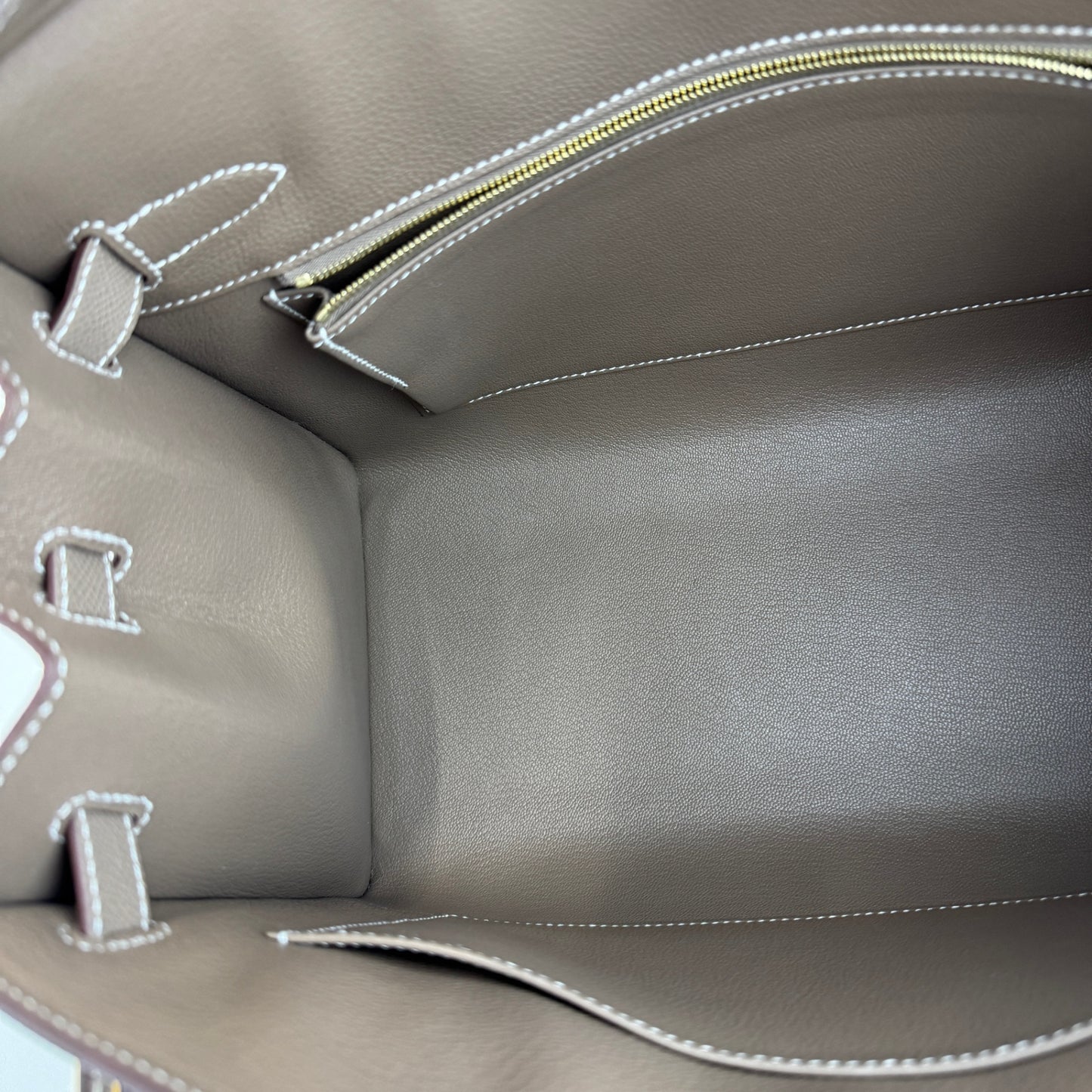 Birkin30 sellier バーキン30セリエ Stamp-W W刻印 Epsom エプソン Etoupe エトープ GHW ゴールド金具