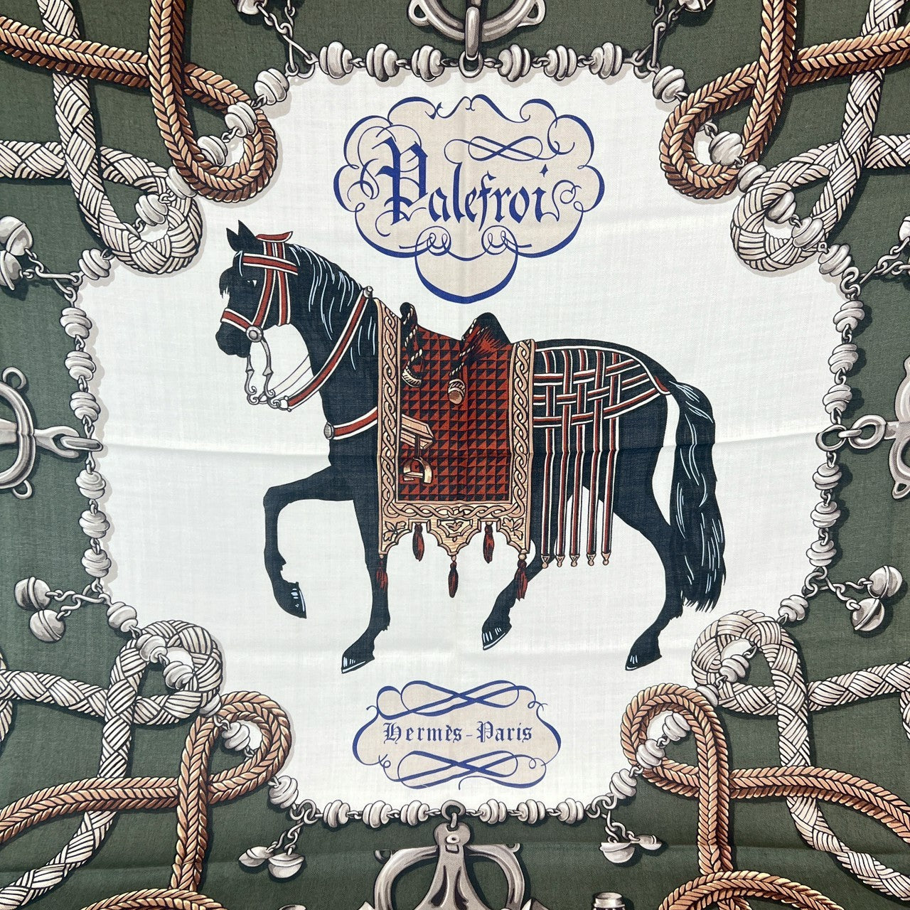カレジェアン パルフロワ 白 / ヴェール・ロデン / グリ・アルジャン カシミヤ 絹 ルロタージュ仕上げ
