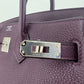 Birkin25 バーキン25 Cassis カシス Togo トゴ PHW シルバー金具 Stamp-U U刻印